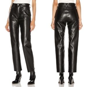 Agolde vegan leather pants size 29